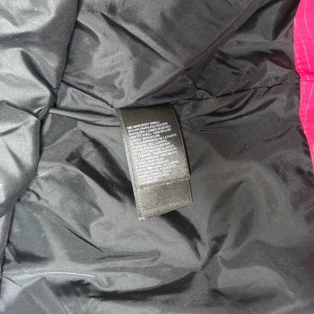 RARE The North Face Steep Tech Pink Colorblock Parka Ski Jacket Women’s large - Picture 15 of 16